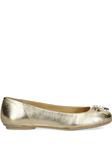 Туфли-балетки Furla из кожи, золотой - фото