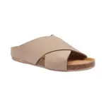 Кожаные тапочки Alohas, бежевый - фото