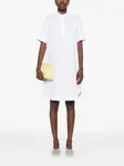 Поплиновое платье мини Peserico, белый - фото 2
