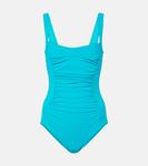 Купальник со сборками Karla Colletto, Seafoam - фото