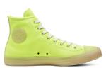 Кеды Converse Neon Leather Chuck Taylor All Star High Top 'Neon Yellow' - фото 2