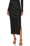 Юбка макси Enza Costa Bias, черный - фото