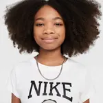 Футболка для девочек Nike Sportswear, белый - фото 3