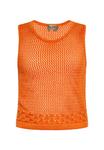 Вязаный топ ebeeza, оранжевый - фото
