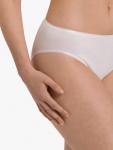 Хлопковые бесшовные миди-трусы Hanro, White - фото 5