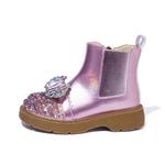 Детская обувь со стразами и кристаллами Snoffy, синий - фото 6