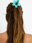 Pull&Bear Аксессуар для волос 'HIBISCUS' в цвете бирюза, лазурь - фото 2