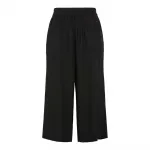 Брюки с высокой талией Pieces Pia Culotte Wide Leg, черный - фото 3