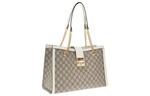 Сумка padlock middle-sized backbag white/brown Gucci, бежевый - фото 2