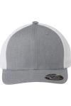 Кепка Flexfit 110 Mesh-Back, цвет heather grey/ white - фото