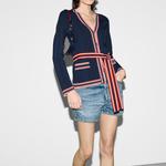 Трикотаж женский темно-синий Gucci - фото 4