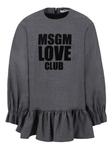 Детское платье с логотипом MSGM Kids и оборками - фото