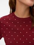 Свитер VERO MODA VMSaba, Merlot - фото 3
