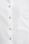 Рубашка с льном Answear.Lab, белый - фото 5