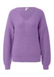 Свитер QS, фиолетовый - фото