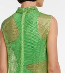 Платье макси из сетки Stella McCartney, Green Fluo - фото 5