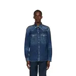 DIESEL Рубашка мужская синяя black - фото 7