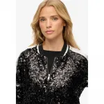 Куртка Superdry Sequin Suikajan, черный - фото 4