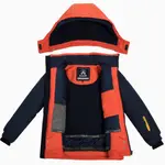 Макс утепленная лыжная куртка детская Kamik, Cayenne/Midnight - фото 4