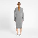 Женское серое платье с длинными рукавами 'S MAX MARA, серый - фото 7