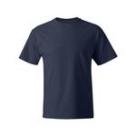 Футболка Hanes Beefy-T, темно-синий - фото