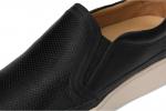 Кроссовки Samuel Hubbard Women's Featherlight Laguna Slip-On, Micro-Perforation Black Leather - фото 6