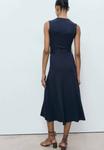 Платье Mango Jersey dress, Dark Blue - фото 2