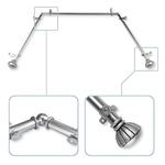 Карниз для штор на эркере Rod Desyne Magnolia, черный - фото 2