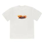 Футболка cactus jack flame t-shirt 'cream' Travis Scott, бежевый - фото