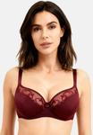 Бюстгальтер Vivisence Underwired bra, Burgundy/Bordeaux - фото
