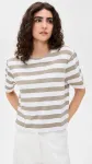 Футболка Theory Boxy Crew Ms.Wide Striped - фото 2