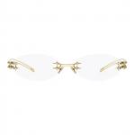 GENTLE MONSTER Солнцезащитные очки Node 030, Gold - фото 3