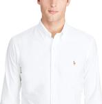 Рубашка POLO RALPH LAUREN Mens Classic, White - фото 3