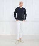 Свитшот мужской Boss Green с окантовкой, синий - фото 2