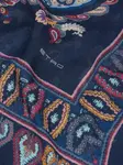 Шарф с узором пейсли Etro, синий - фото 2
