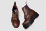 Ботильоны 1460 Pascal Max на платформе Dr. Martens, коричневый - фото 3