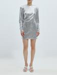Мини платье EDITED Adriana, Silver - фото 5