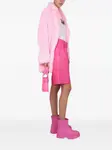Плиссированные шорты Msgm, розовый - фото 2