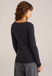 Топ WE Fashion Long sleeved top, Black - фото 3