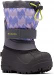 Columbia YOUTH POWDERBUG PLUS II PRINT ботинки, Graphite/Voltage - фото 6