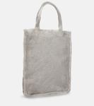 Сумка-шоппер Imogen Mini из сетки The Row, серебряный - фото 4