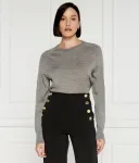 Шерстяной свитер Regular fit Mm, серый - фото 3