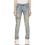 Джинсы Stack от AMIRI, синие - фото 5