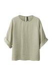Блуза Mango Blouse, Light Green - фото 5