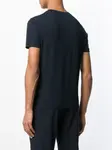 Футболка с вышитым логотипом GIORGIO ARMANI, синий - фото 4