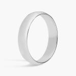 Классическое обручальное кольцо из платины (5 мм) Blue Nile - фото 4