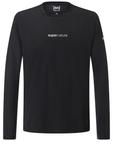 Лонгслив super.natural Merino mit Softshell, черный - фото