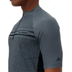 Джерси с коротким рукавом VAUDE Posta Half Zip LE II, серый - фото 6