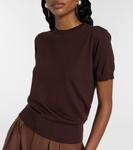 Шерстяной топ Saint Laurent, Marron - фото 5