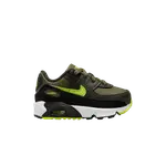 Кроссовки Nike Air Max 90 Leather TD Medium Olive Volt, зеленый - фото